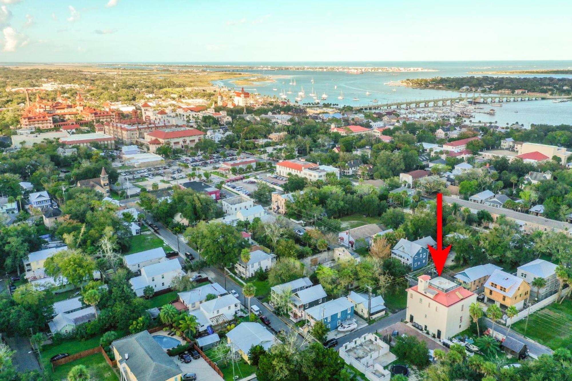 The Ray - Penthouse Suite - 360° Rooftop View St. Augustine Εξωτερικό φωτογραφία